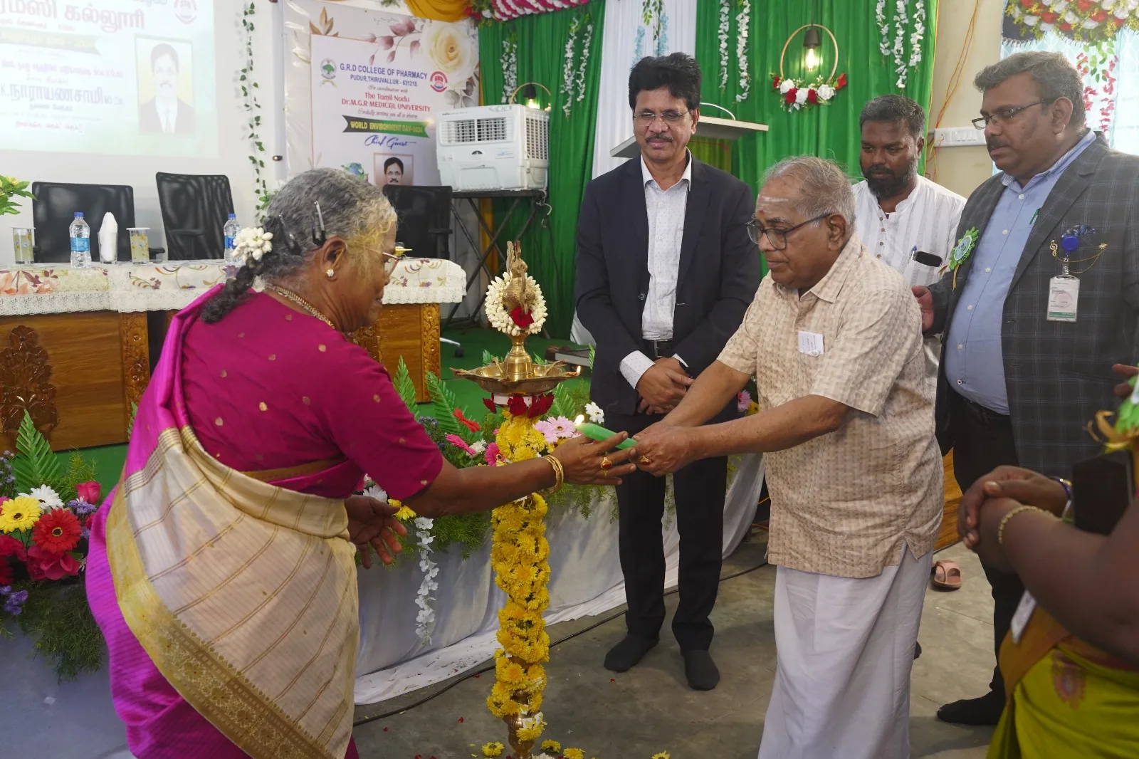 GRD College event and ceremonial lamp presentation