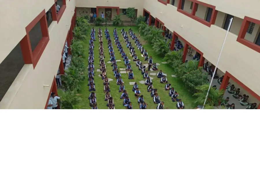 International Yoga Day campus formation